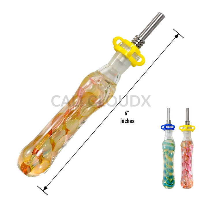 10Mm Frit Design Us Color Honey Straw