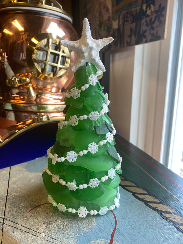 Coca Cola Glass Christmas Trees - Annapolis Maritime Antiques