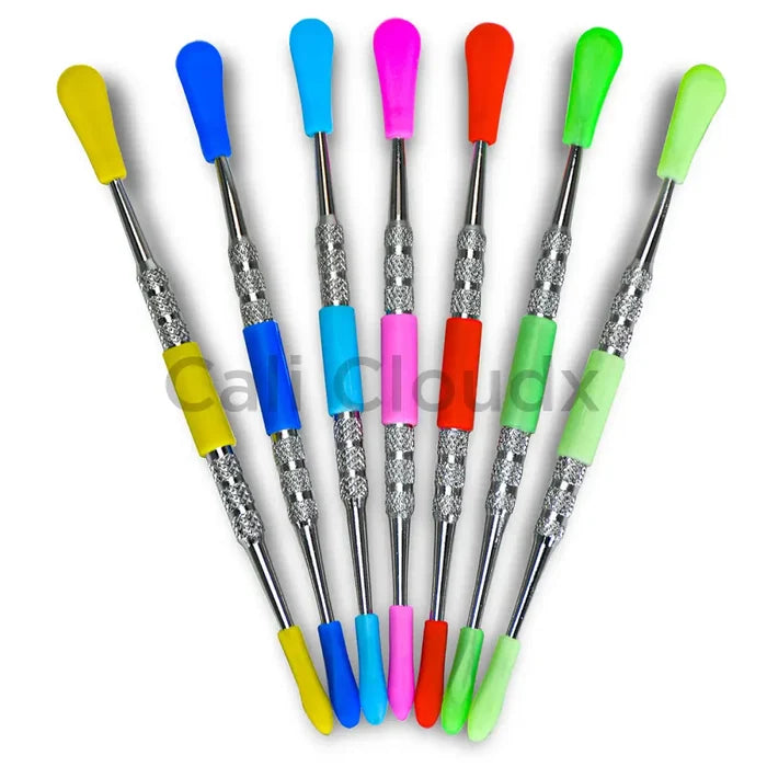 5 Metal Dabber Silver W Silicone Cover-50 Count