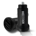 Mandotos 5Core SpeedCharge Car USB-C Adapter plugged into a vehicle's cigarette lighter socket for fast charging.