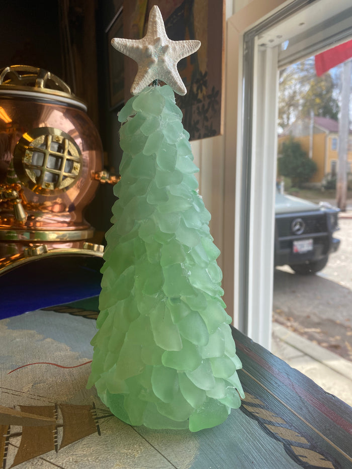Coca Cola Glass Christmas Trees - Annapolis Maritime Antiques