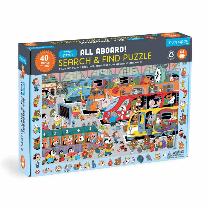 All Aboard Search and Find Puzzle