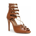 Amalia adjustable lace-up open-toe womens Latin dance shoes