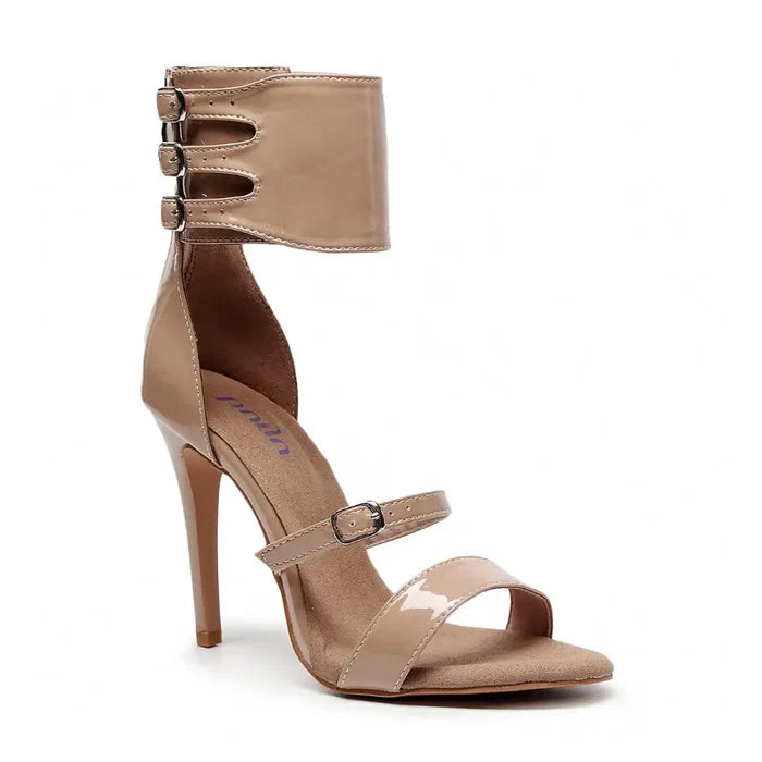 Amante  nude patent vegan materials Latin dance shoes
