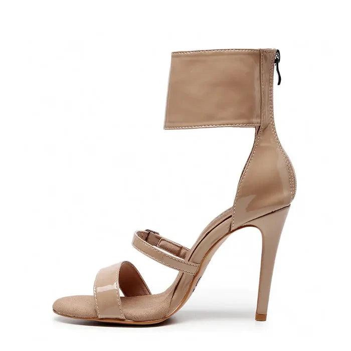 Amante  nude patent vegan materials Latin dance shoes