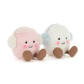 Amuseable Toasty Pink and White Marshmallows