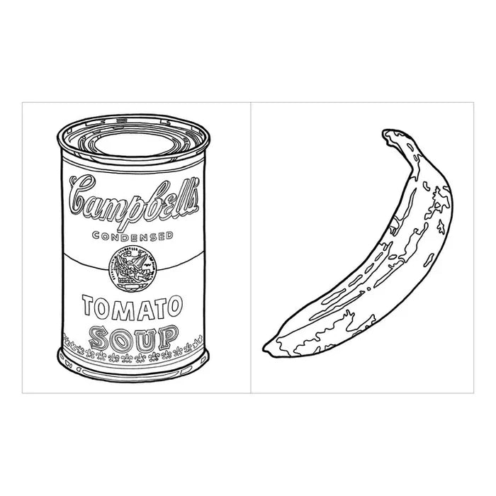 Andy Warhol colouring book