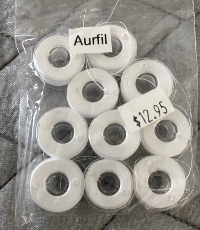 AURIFIL BOBBIN THREAD  -12  PACKAGESLEFT!