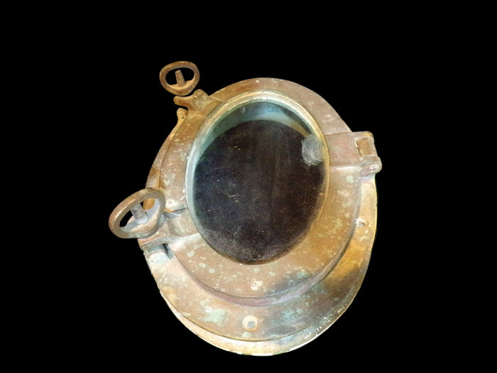 Authentic Salvaged Ship's Porthole Window - Annapolis Maritime Antiques