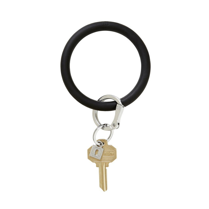 Back in Black Silicone Big O Key Ring