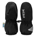 Black Cozy Dry Rain Mittens