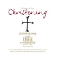 "Blessings on Your Christening" Card