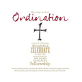 "Blessings on Your Ordination" Greeting Card