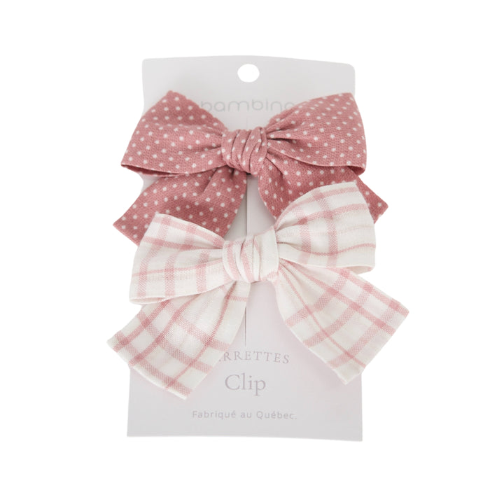 Bow Hair Clips