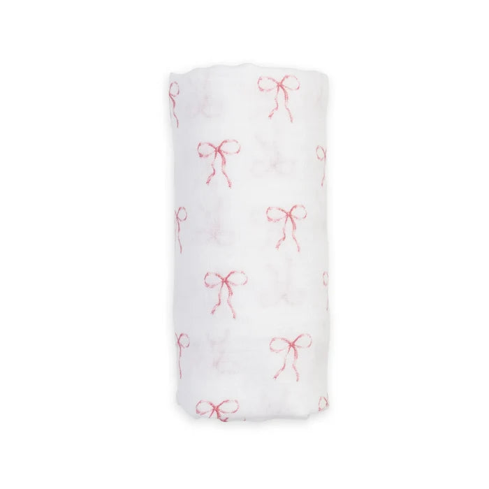 Bows Muslin Swaddle