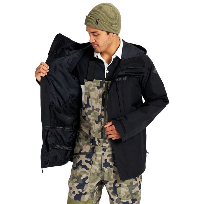 Burton Men's Powline 2L Gore‑Tex Jacket 2024 True Black