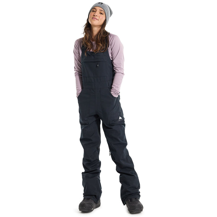 Burton Women's Avalon 2L Stretch Bib Pant 2025 True Black - Comor - Go Play Outside