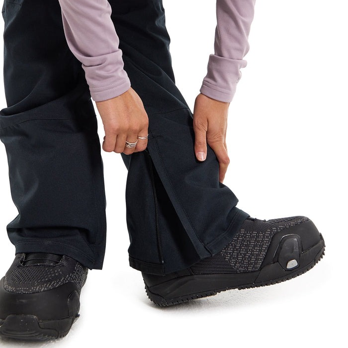 Burton Women's Avalon 2L Stretch Bib Pant 2025 True Black - Comor - Go Play Outside