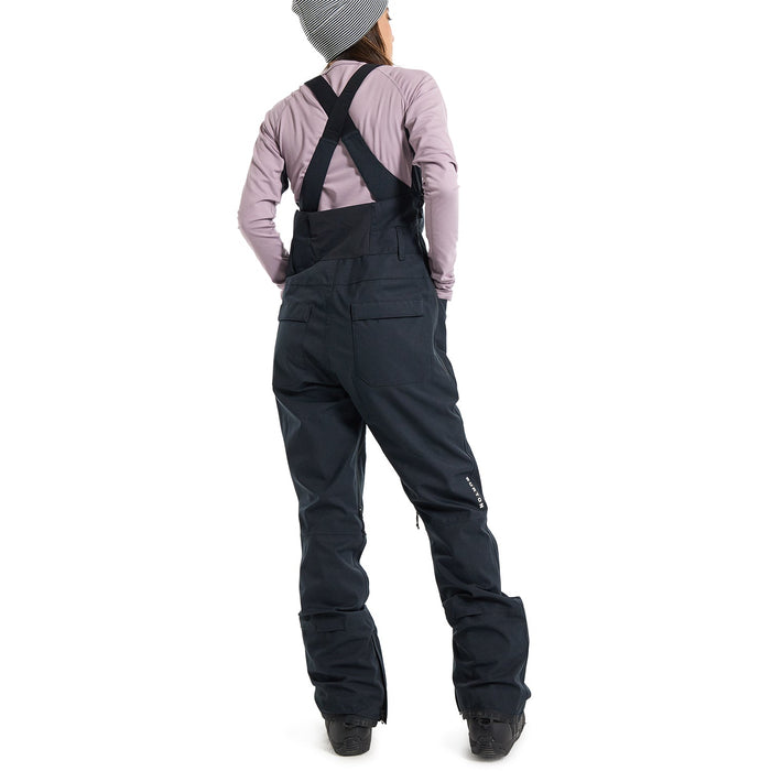 Burton Women's Avalon 2L Stretch Bib Pant 2025 True Black - Comor - Go Play Outside
