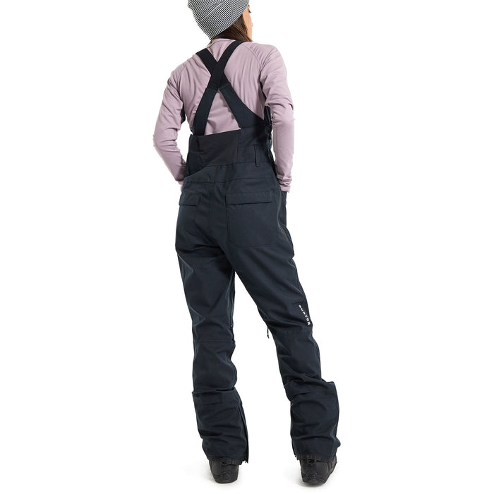 Burton Women's Avalon Stretch Bib Pant (Tall) 2024 True Black - Comor - Go Play Outside