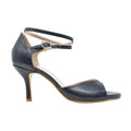 California Slim black tango shoes single band
