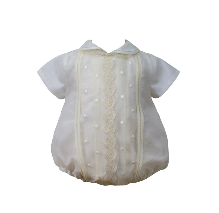 Carola Luxe Ivory Romper