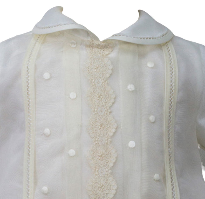 Carola Luxe Ivory Romper