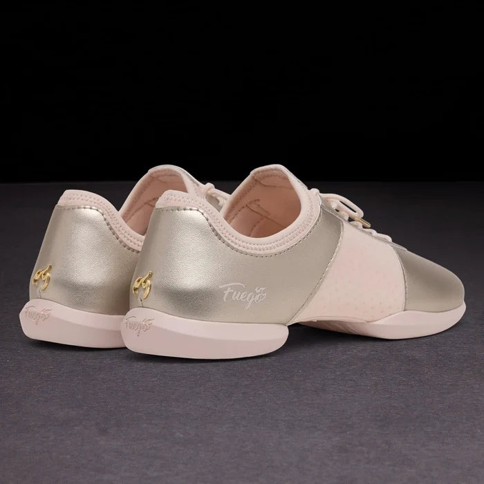 Champagne split-sole Fuego shoes