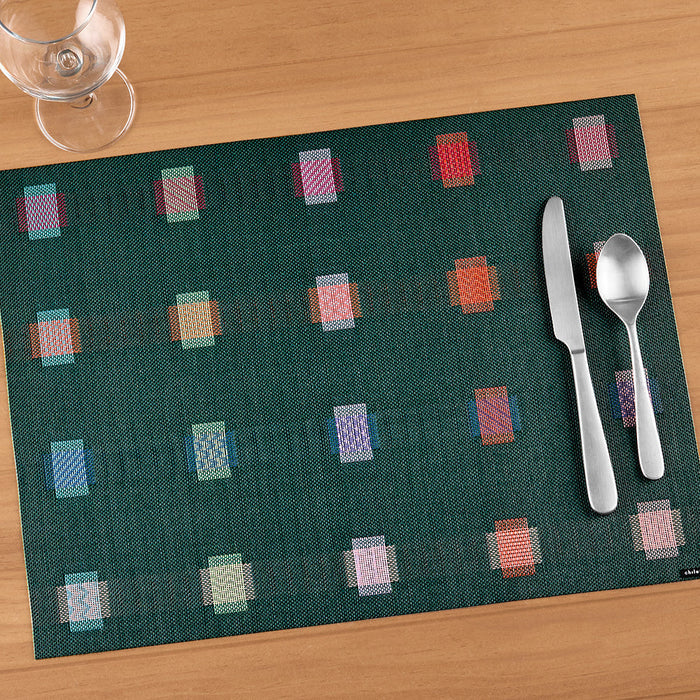 Chilewich Sampler Reversible Rectangle Placemat, Fir
