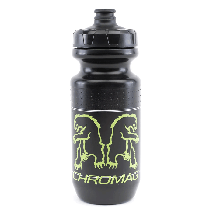 Chromag Bear Reflect 620mL Water Bottle Black/Green - Comor - Go Play Outside