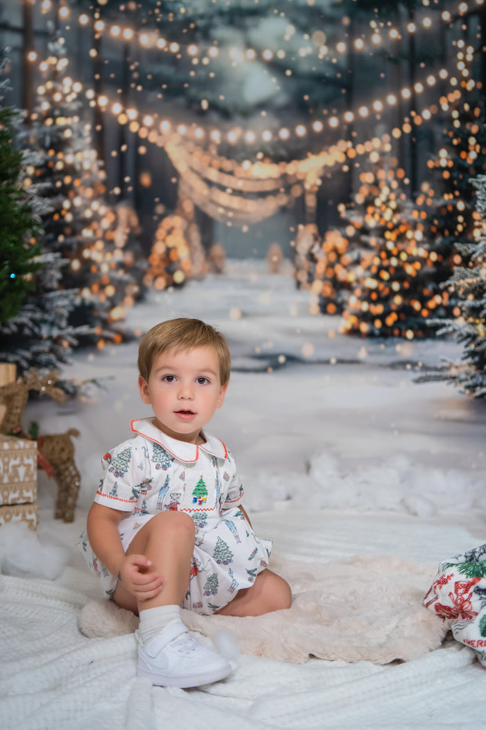 Clara Nutcracker Handsmocked Boy Romper