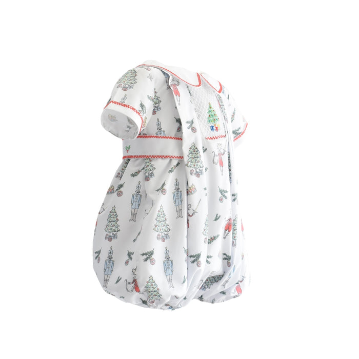Clara Nutcracker Handsmocked Boy Romper