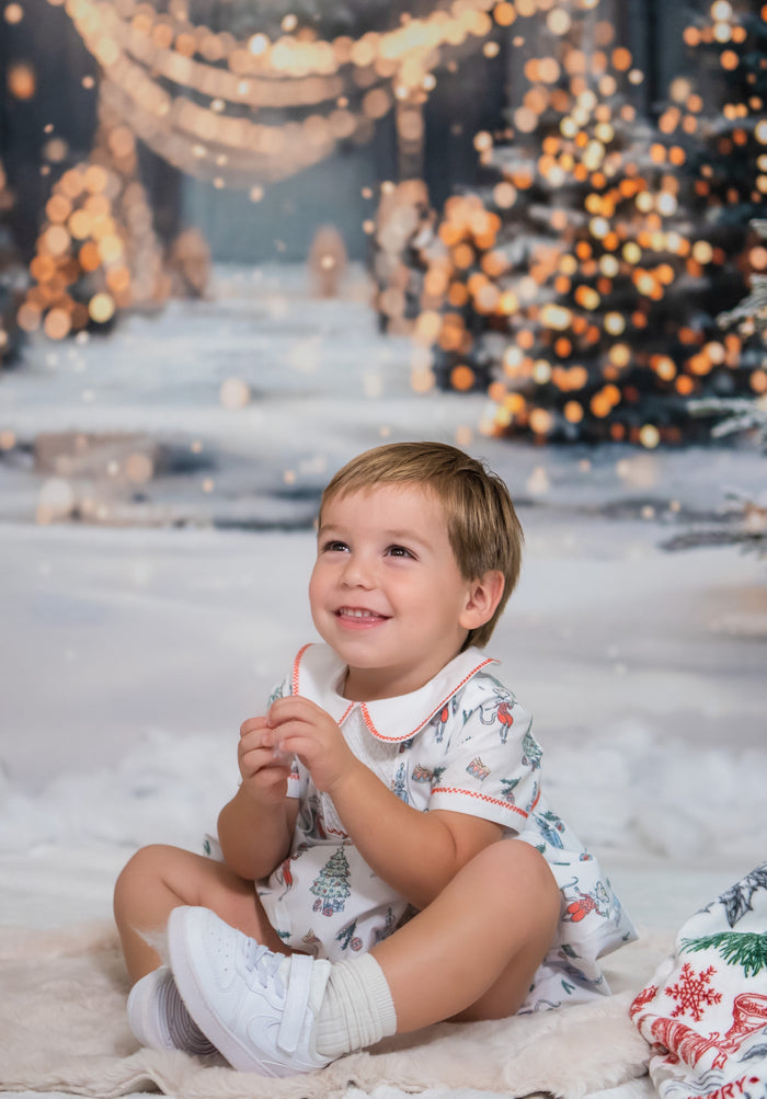 Clara Nutcracker Handsmocked Boy Romper