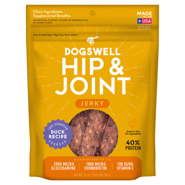 DOGSWELL® Hip & Joint Jerky Treats, Duck Recipe