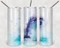 Dolphin Art 20oz Skinny Tumbler - Stainless Steel