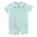 Dressy Short Set-Peacock Seersucker