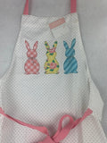 Easter 3 Bunny Apron