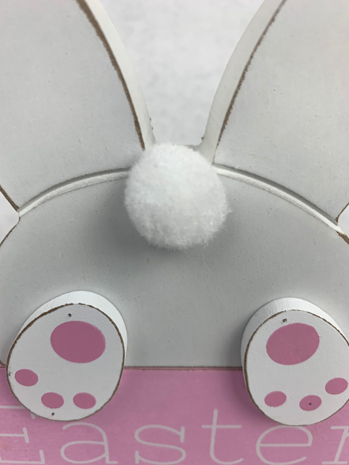 Easter Blessings Bunny Block Sitter
