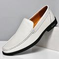 Mandotos Eco-Chic leather loafers featuring sleek design, smooth leather finish, and classic slip-on style for casual or professional wear.