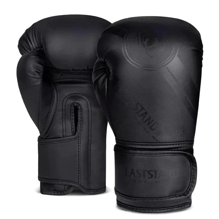 Pure Black Boxing Gloves / 10oz