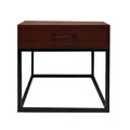 Ellie Side Table with 1 Drawer, side view