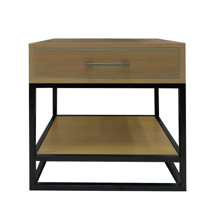 Ellie Side Table with 2 Drawer