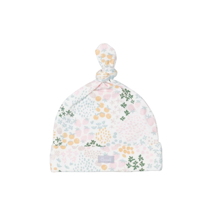 Floral knot hat