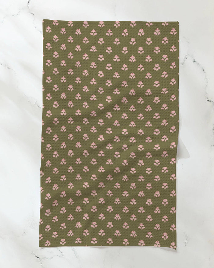 Geometry - Lucky Flowers Tea Towel