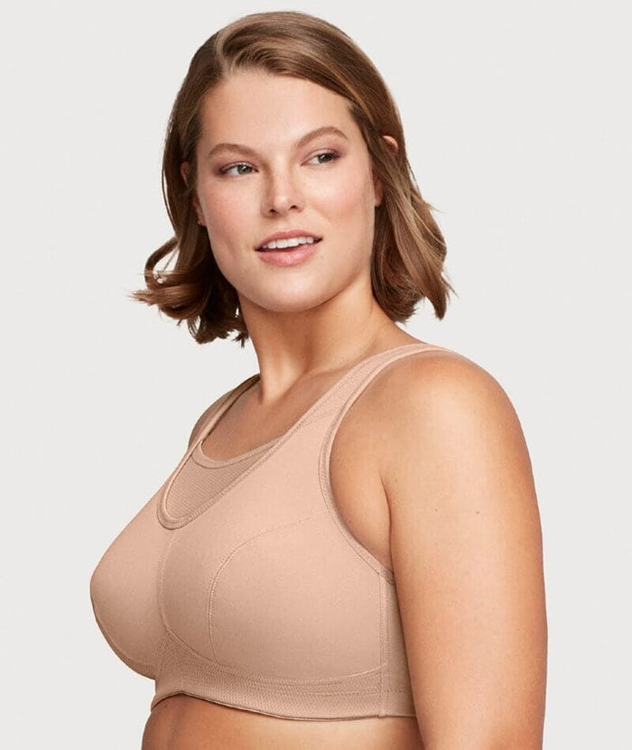 Glamorise No-Bounce Camisole Wire-free Sports Bra - Cafe Bras