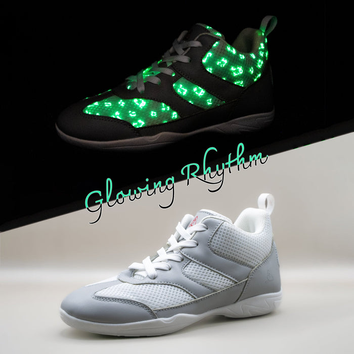 Glowing Rhythm Dance Sneakers - White