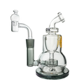 Smoke Goody Glass The Chief mini incycler rig with quartz banger and bubble carb cap