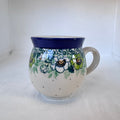 Green Poppies 11 oz Bubble Mug