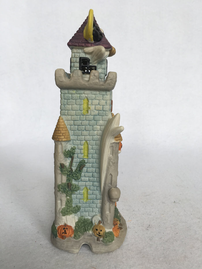 Halloween Lighted Porcelain Castle