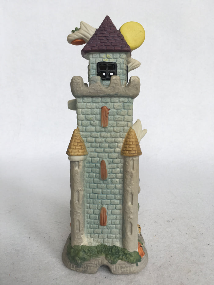 Halloween Lighted Porcelain Castle